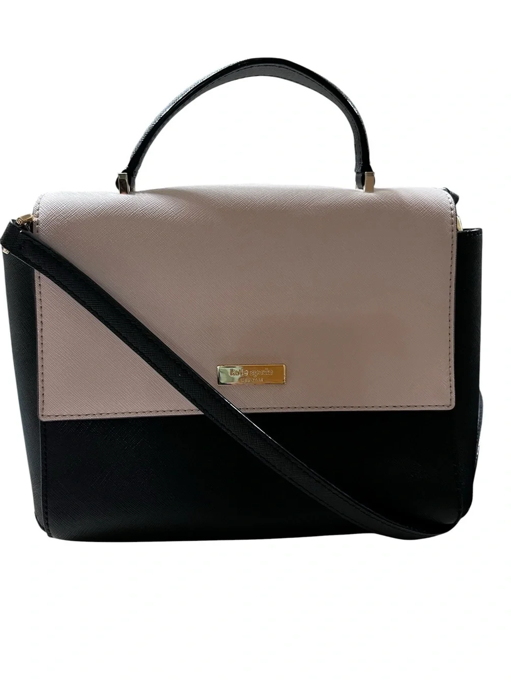 Kate Spade New York Paterson Court Brynlee Color Block BW Crossbody Bag